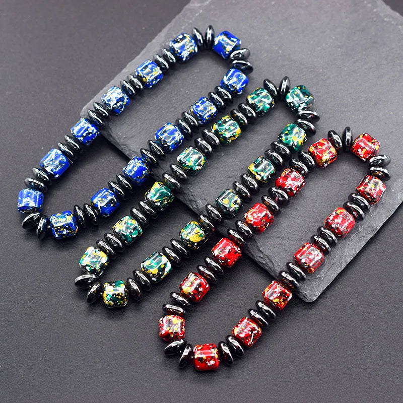 Bohemian Therapeutic Magnetic Hematite Bracelet — Swuffy