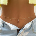 Nuvora Butterfly Thin Chain Waist Chain Women S — Nuvora