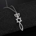 Dawapara Star David Menorah Necklace — Swuffy