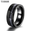 Tigrade Black Tungsten Carbide Ring — Swuffy
