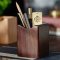 Natural Walnut Pen Holder Wooden — Swuffy