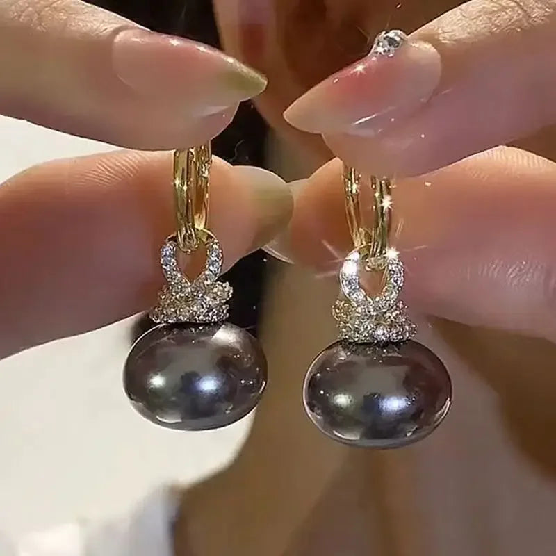 Exquisite Zircon Long Tassel Golden — Swuffy