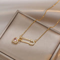 Crystal Heart Pendant Necklace — Swuffy