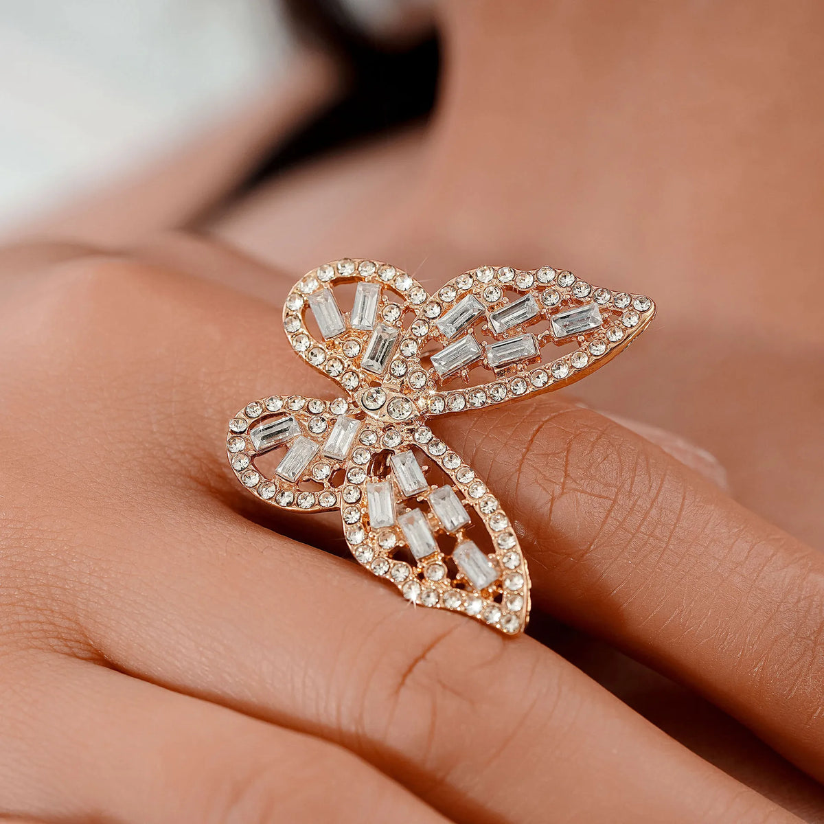 Big Butterfly Ring Sterling Silver — Swuffy
