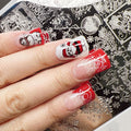 Xmq Christmas Designs Nail Stamping — Swuffy