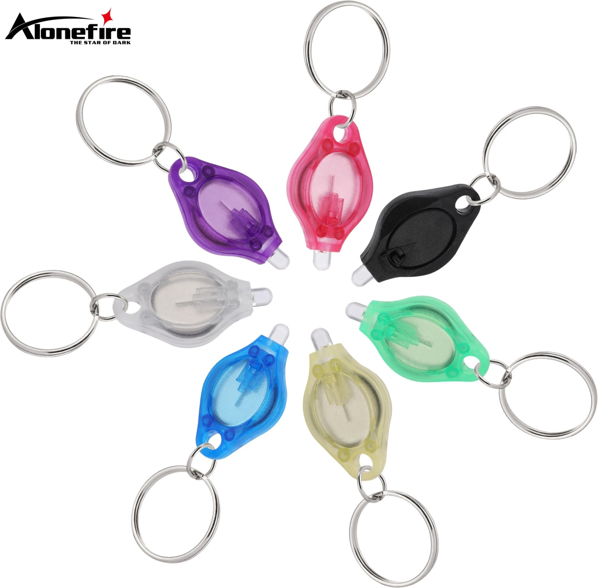 LED Keychain Light Multicolored Cool — Swuffy