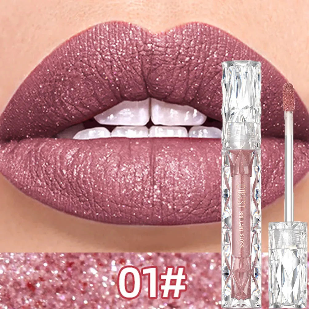 Qibest Diamond Liquid Lipstick Moisturizing — Swuffy