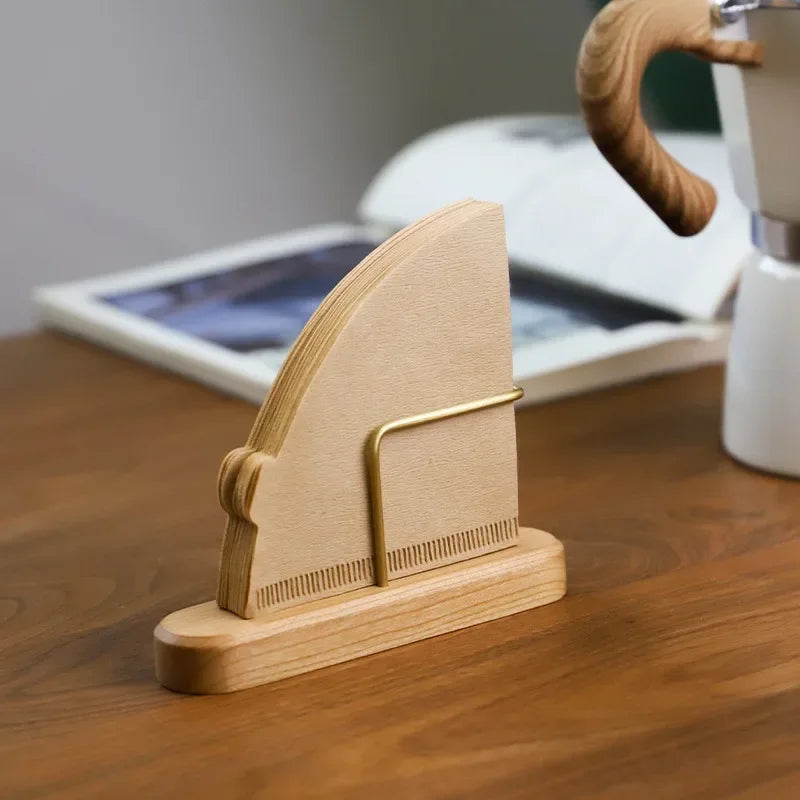 Wooden Coffee Filter Holder — Swuffy