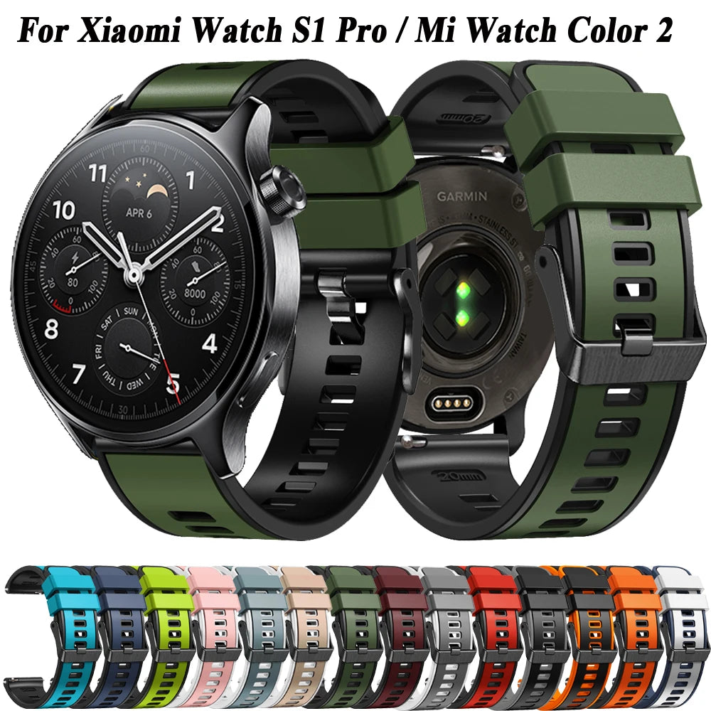 Silicone Strap Watchbands Xiaomi Mi — Swuffy
