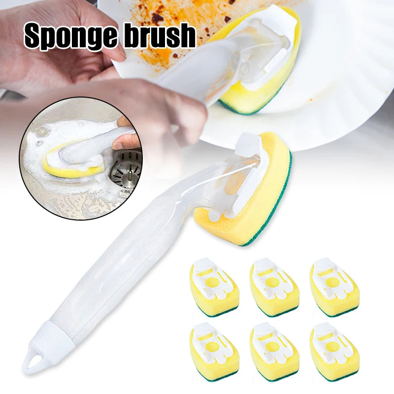 Soap Dispensing Dish Cleaning Brush — Swuffy