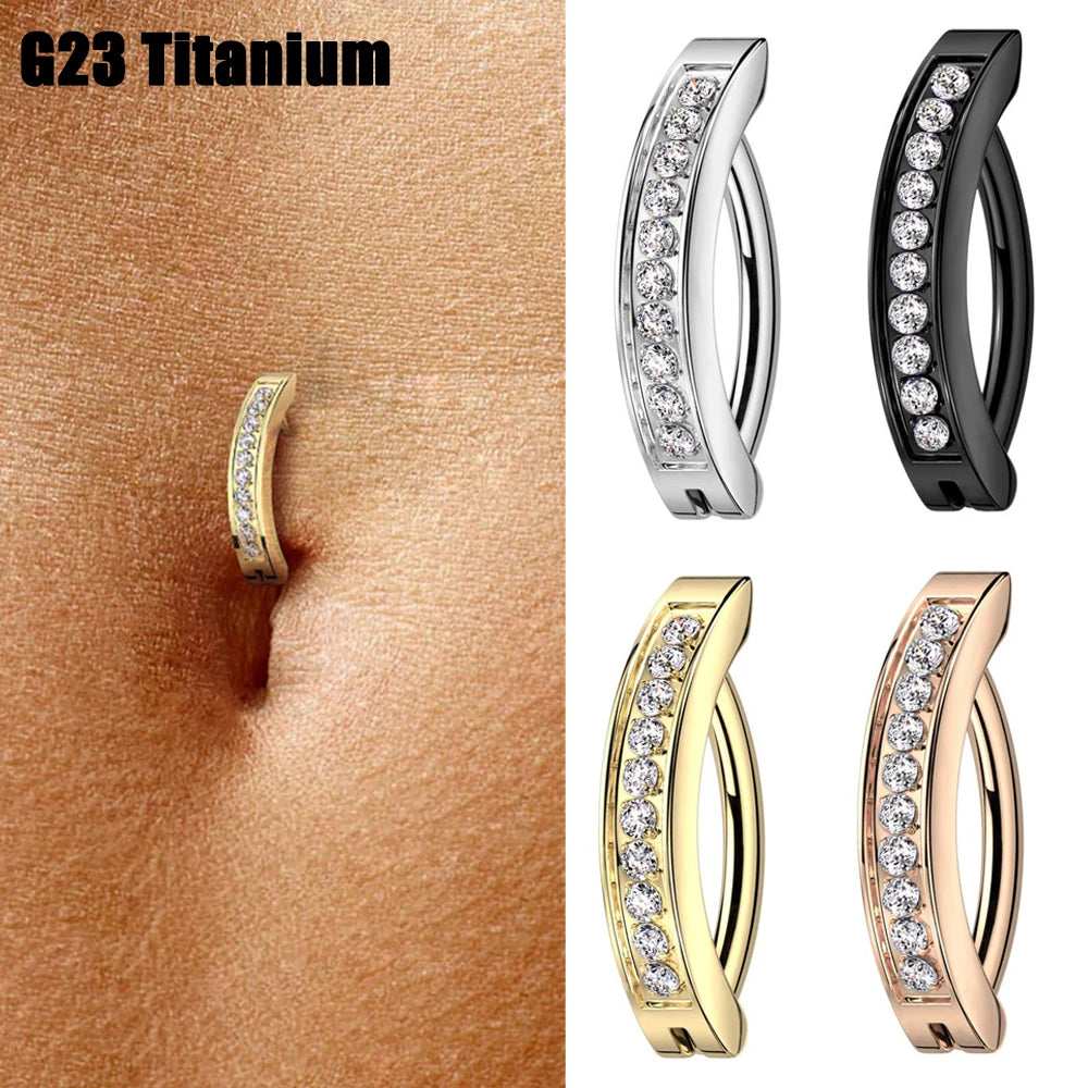 Implant Grade Titanium Cz Belly — Swuffy