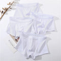 Underwears Cotton Boxers Shorts White — Swuffy
