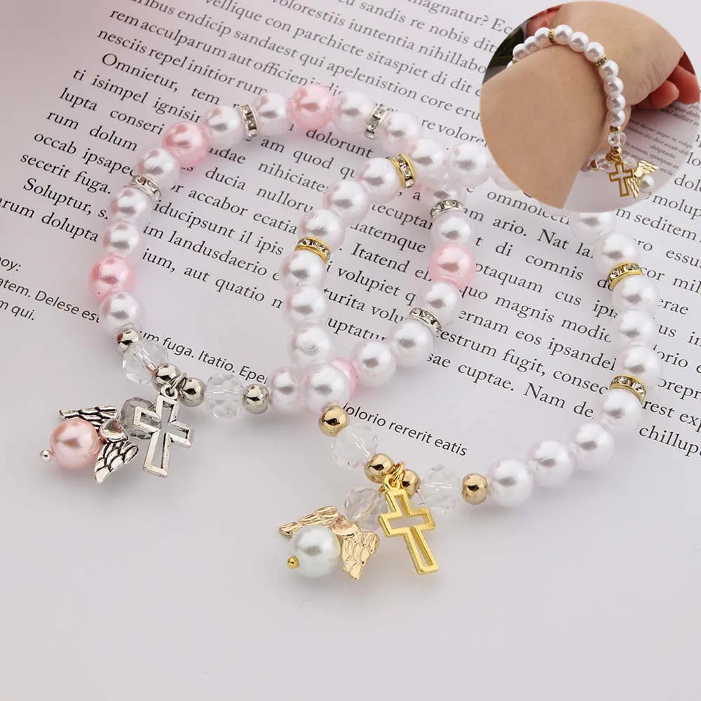 Baby Shower Favor Christening Bracelet — Swuffy