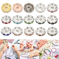 Wave Side Rhinestone Spacer Beads — Swuffy