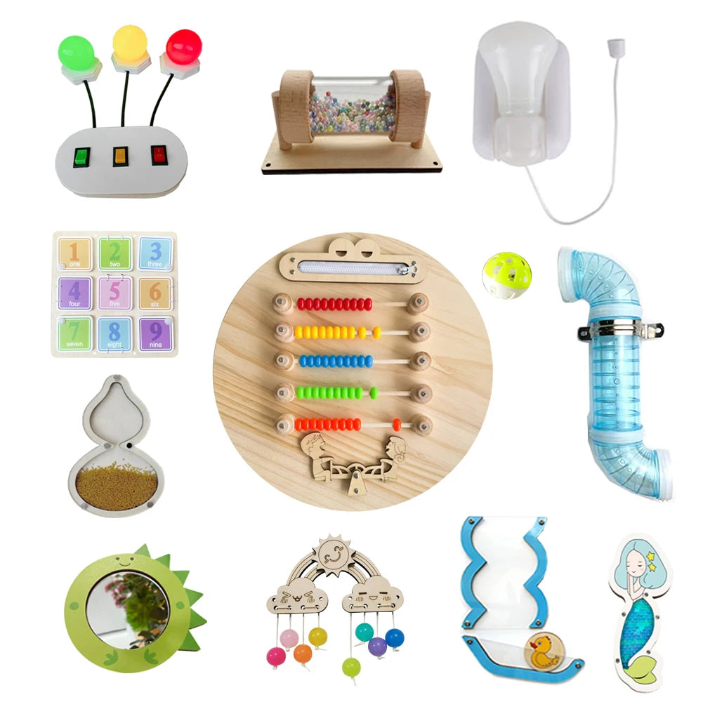Montessori Busy Board Toddlers Sensory — Swuffy