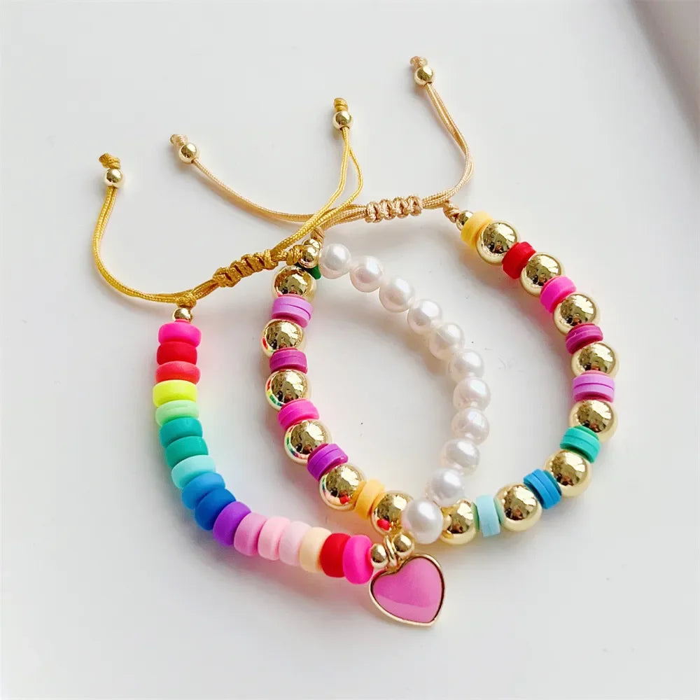 Kkbead Heart Charm Bracelet Girls — Swuffy