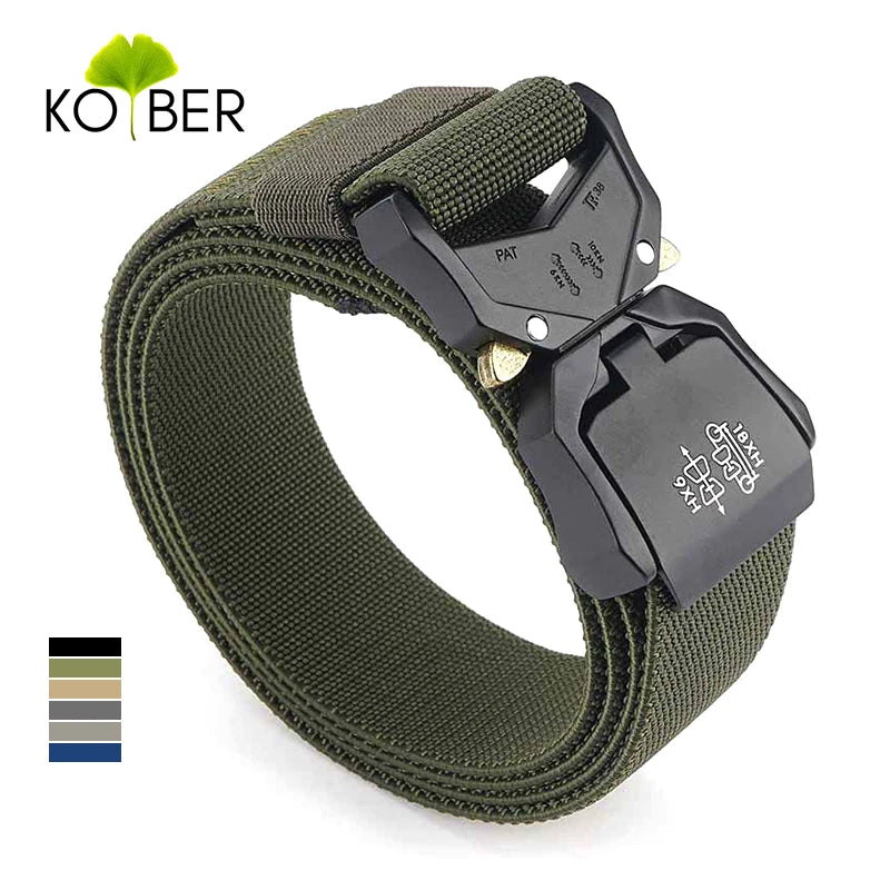 Kolber Elastic Belt Aluminum Buckle — Swuffy