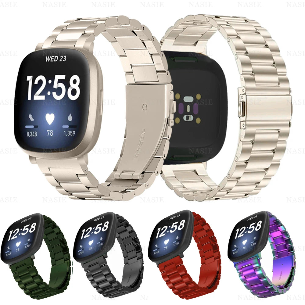 Metal Watch Strap Fitbit Versa — Swuffy