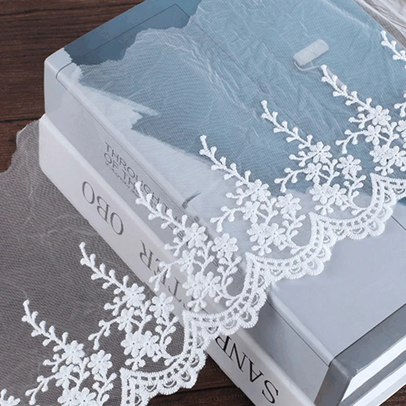Yards Embroidered Mesh Flower Tulle — Swuffy