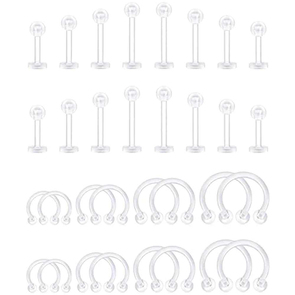 Clear Flexible Piercing Retainers — Swuffy