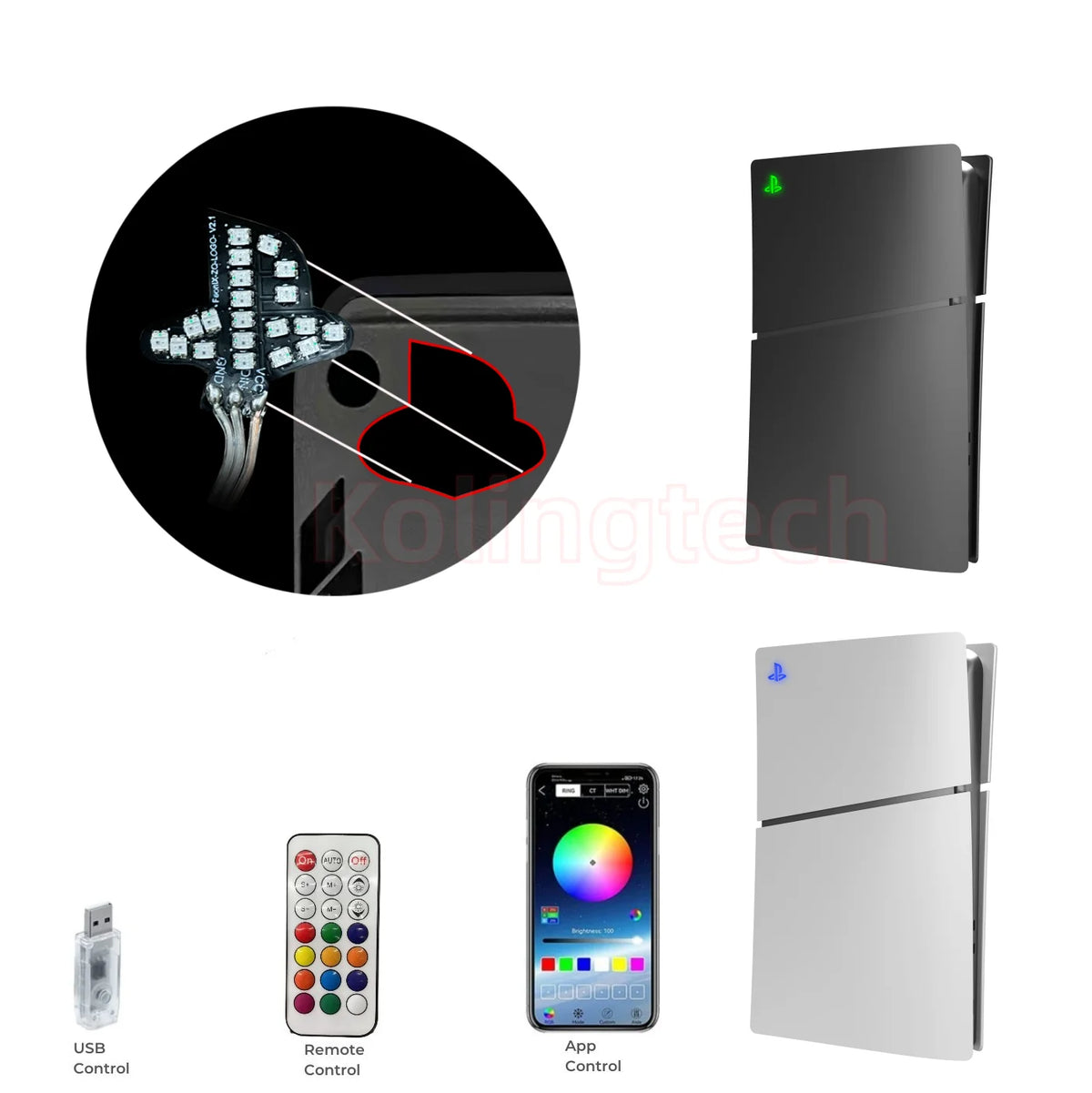 RGB Logo LED Light Slim — Swuffy
