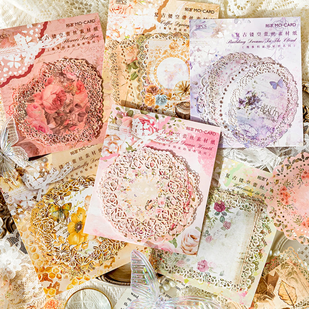 Ins Scrapbooking Paper Wreath Lace — Swuffy