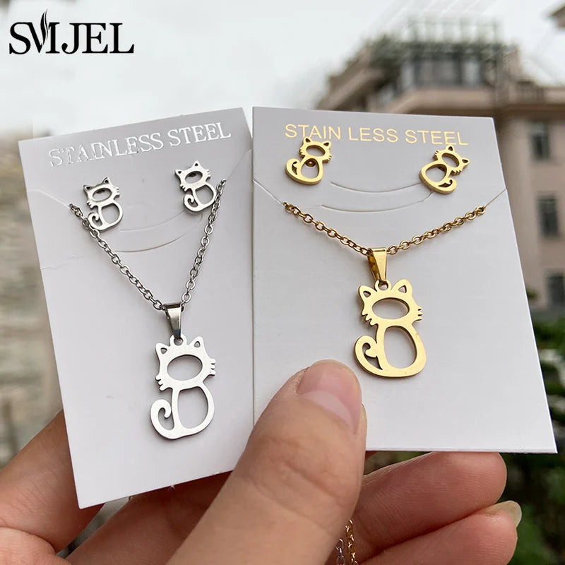 Lovely Gold Kitten Cat Stainless — Swuffy