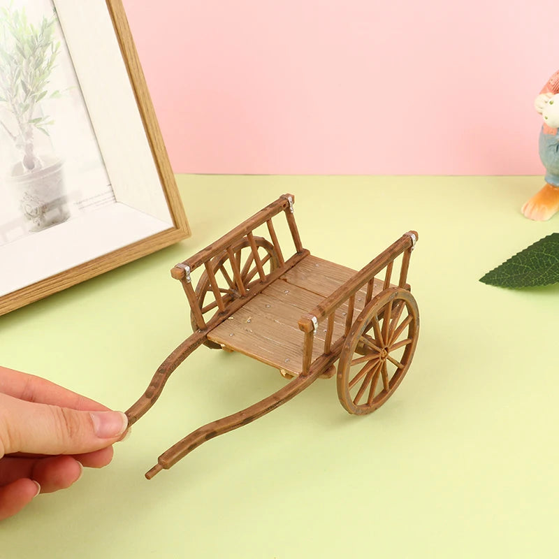 Nuvora Dollhouse Miniature Simulation Assembled Cart Model Furniture — Nuvora