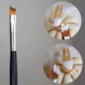 French Tip Oblique Nail Brush — Swuffy