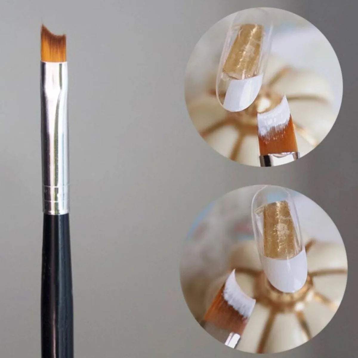 French Tip Oblique Nail Brush — Swuffy