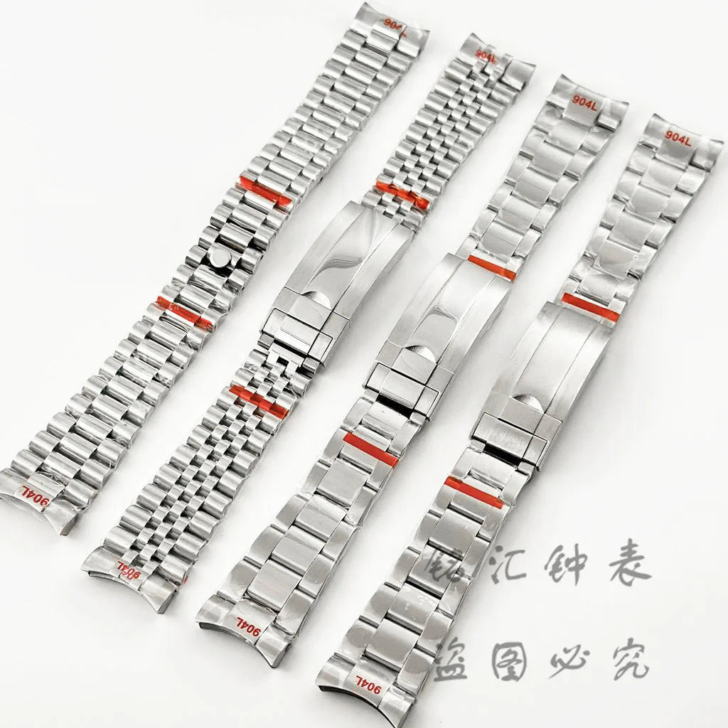 Width Silver Presidential Solid Bracelet — Swuffy