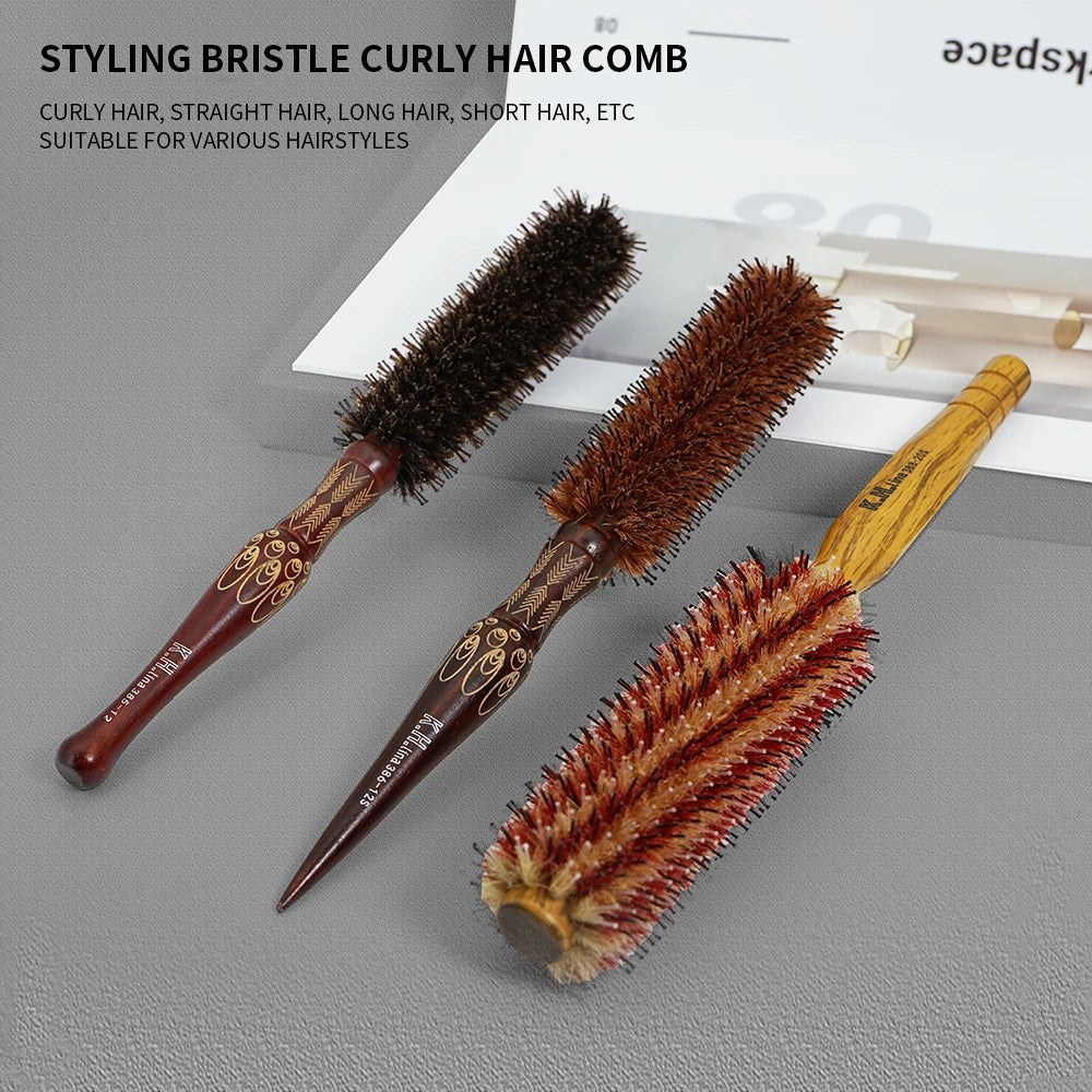 Barber Hair Comb Natural Wooden — Swuffy