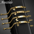 Atoztide Personalized Engrave Name Bracelet — Swuffy