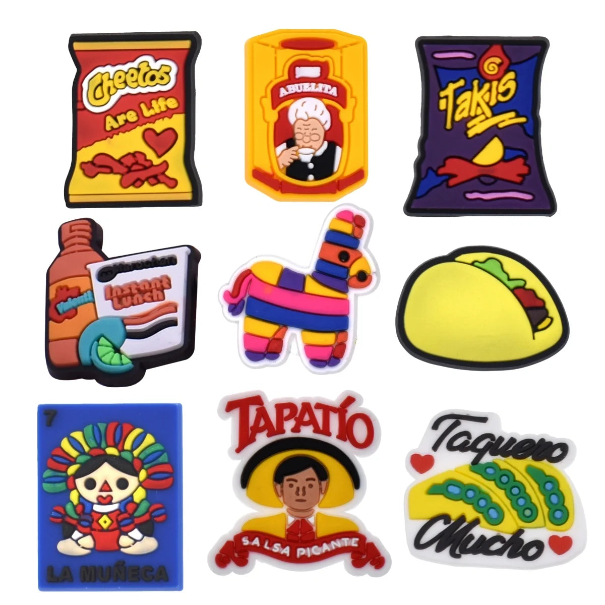 Cartoon Shoe Charms Croc Mexican — Swuffy