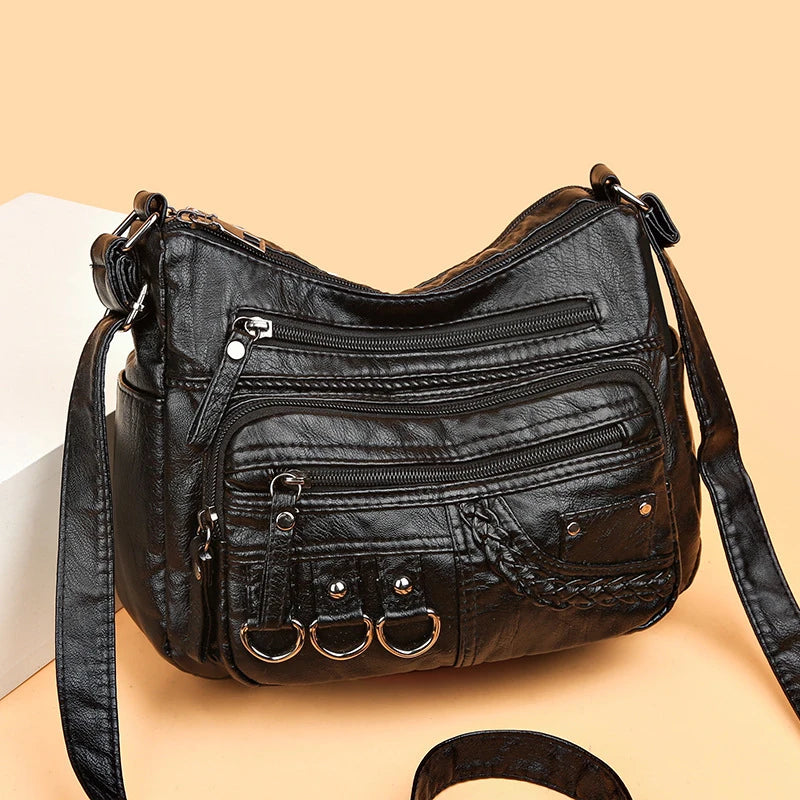 Vintage PU Leather Purses Handbags — Swuffy