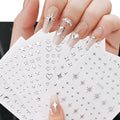 Sheets Metal Silver Nail Stickers — Swuffy