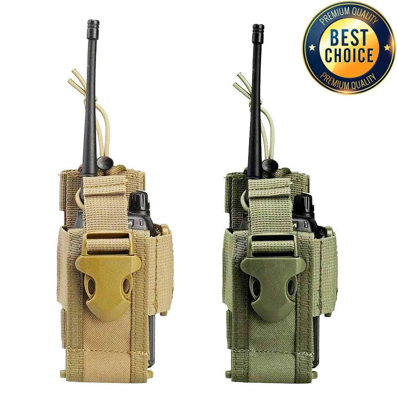 Tactical Adjustable Walkie Talkie Holder — Swuffy