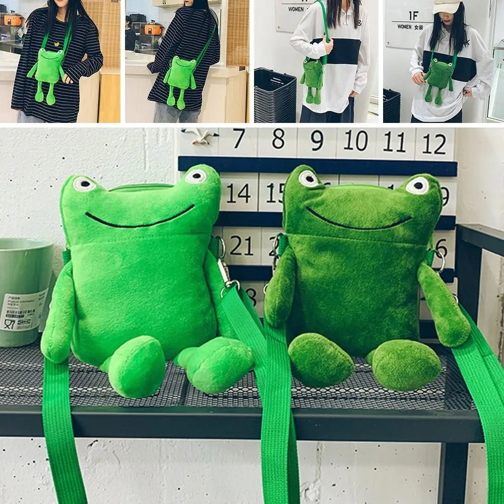 Frog Plush Crossbody Bag Shoulder — Swuffy