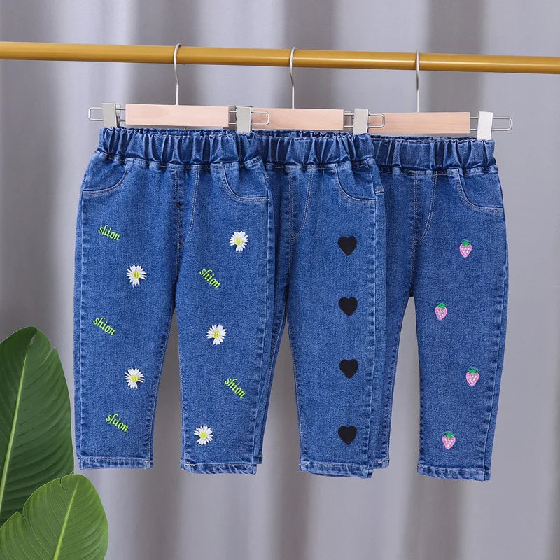 Baby Girls Tight Jeans Spring — Swuffy