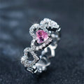 Female Pink Zircon Stone Ring — Swuffy
