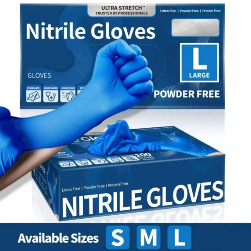 Disposable Nitrile Gloves Latex Powder — Swuffy