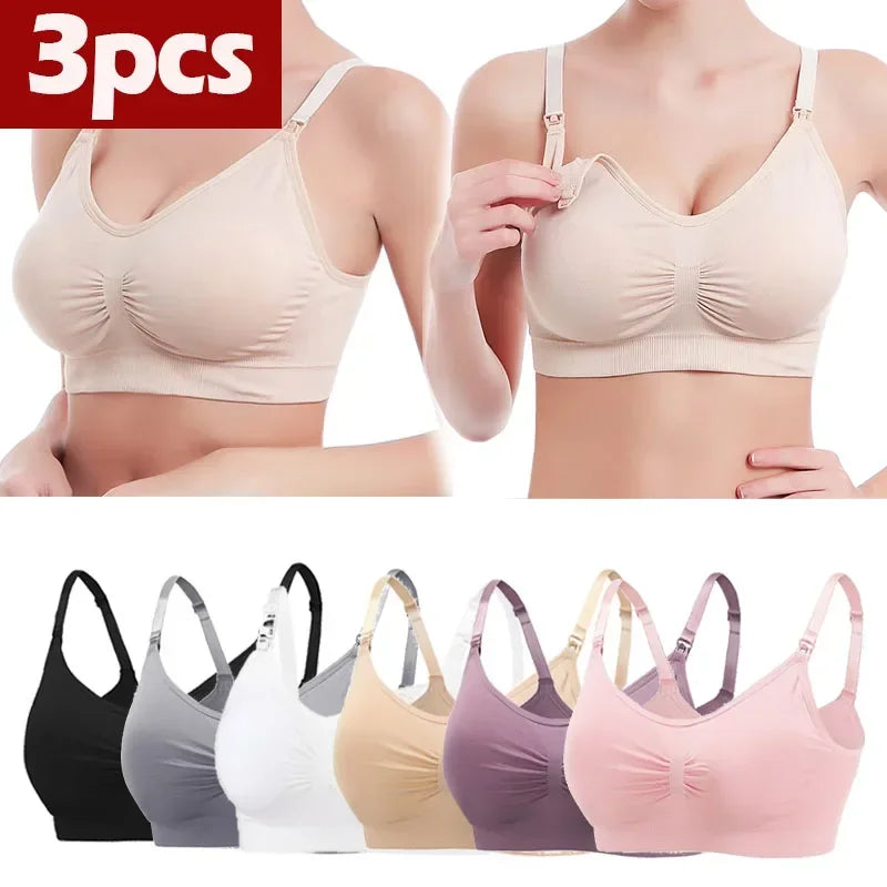 Maternity Nursing Bras Cotton Breastfeeding — Swuffy