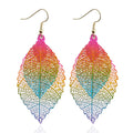 Leaf Drop Dangle Earrings Boho — Swuffy
