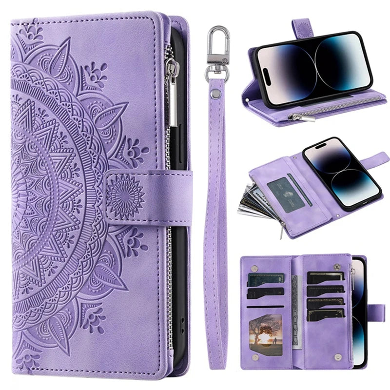 Zipper Wallet Case Motorola Moto — Swuffy