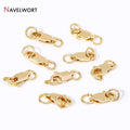 Gold Plated Lobster Clasps Rings — Swuffy