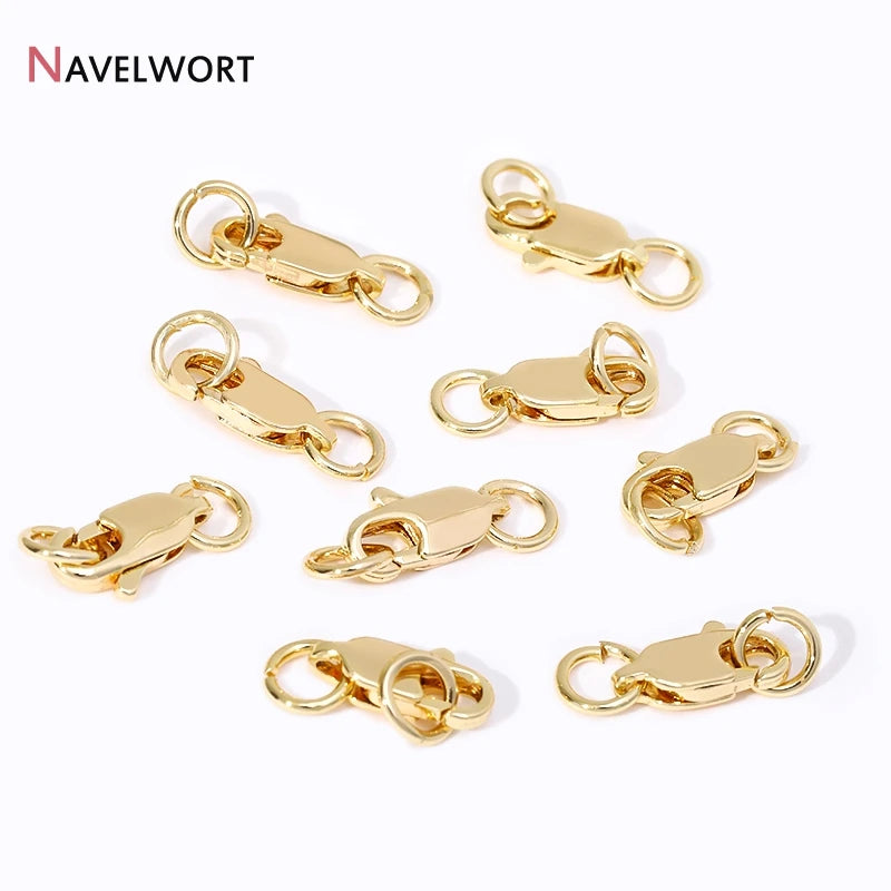 Gold Plated Lobster Clasps Rings — Swuffy