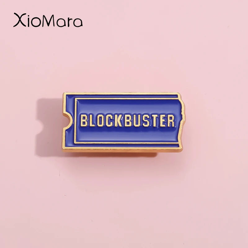 Blockbuster Rock Music Enamel Pins — Swuffy