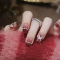 Red Ballet False Nails Butterfly — Swuffy