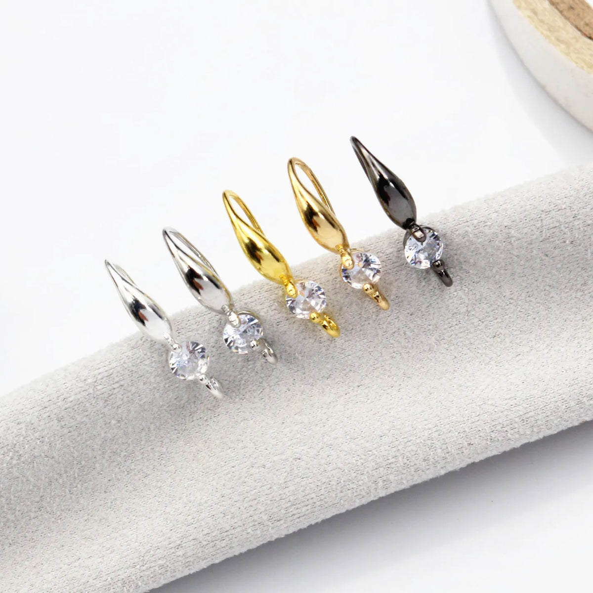 Mm Zircon Earring Hooks Wires — Swuffy