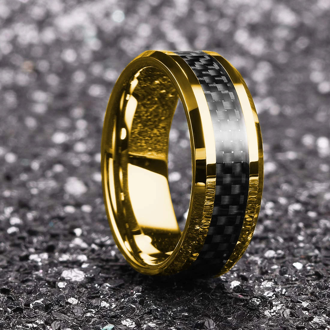 Simple Gold Stainless Steel Rings — Swuffy